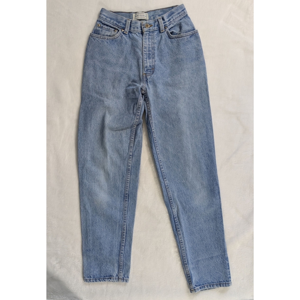 ❤️Arizona High Rise blue denim high waisted vintage mom jeans 23 Waist size 3